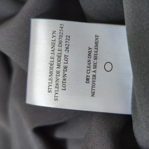 Theory Black Lyall Janelyn Flyaway Panel Silk Georgette Dress - Picture 15 of 16